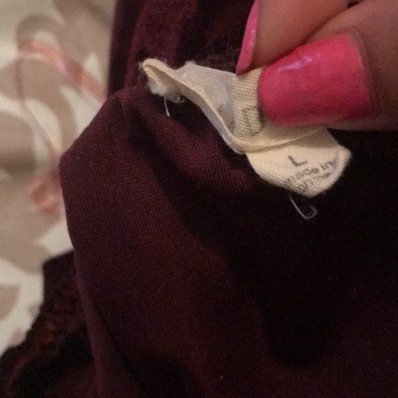 Velvet Off the Shoulder Dress - Picture 2 of 2